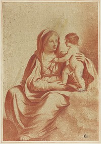 Virgin and Child by Guercino