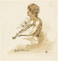Young Violinist by Unknown artist