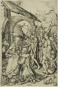 The Adoration of the Magi, from The Life of Christ by Martin Schongauer
