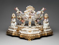 Centerpiece and Stand with Pair of Sugar Casters by Meissen Porcelain Manufactory (Manufacturer)