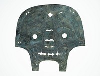 Mask from a Horse Bridle
