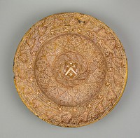 Plate with Unidentified Coat of Arms