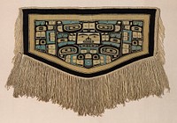 Dance Blanket with Diving Whale and Raven Motifs by Tlingit