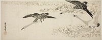 Descending Geese by Utagawa Hiroshige