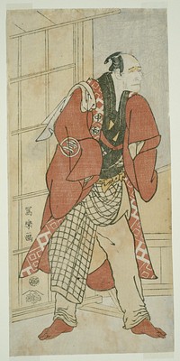 The Actor Nakajima Wadaemon as Migawari no Jizo, the Master of the House, from Inamuragasaki in Kamakura (Nakajima Wadaemon no Kamakura Inamuragaasaki no yanushi, Migawari no Jizo) by Tōshūsai Sharaku