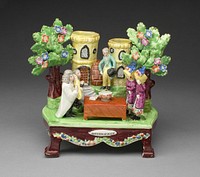 Chimney Ornament: Baptism of Mary by Staffordshire Potteries