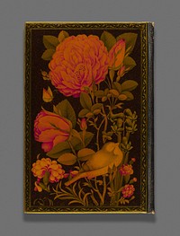 Book with lacquer covers by Islamic