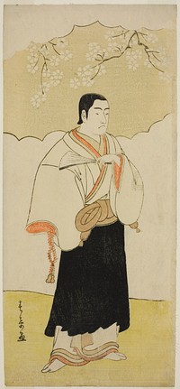 The Actor Ichikawa Monnosuke II as the Monk Renseibo in the Play Hatsumombi Kuruwa Soga, Performed at the Nakamura Theater in the Third Month, 1780 by Katsukawa Shunsho