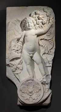 Putto with Papal Insignia by School of Andrea del Verrocchio