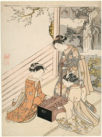 Watching the Game by Suzuki Harunobu