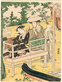 Takata, from the series "Ten Summer Scenes in Edo (Edo natsu jikkei)" by Torii Kiyonaga