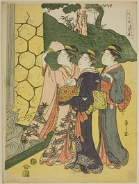 Kiyomizu, from the series "Seven Komachi (Nana Komachi)" by Chôbunsai Eishi