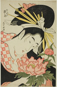 The Courtesan Somenosuke of the Matsubaya by Ichirakutei Eisui