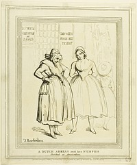 A Dutch Abbess and Her Nymphs Sketched at Amsterdam by Thomas Rowlandson