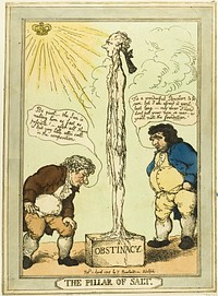 The Pillar of Salt by Thomas Rowlandson