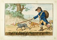 John Bull and His Dog Faithful by James Gillray