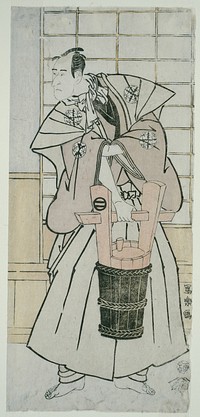 The Actoe Ichikawa Komazo llI as Nitta Yoshisada, Actually Oyamada Taro Takaie (Sandai-me Ichikawa Komazo no Nitta Yoshisada, jitsuwa Oyamada Taro Takaie) by Tōshūsai Sharaku