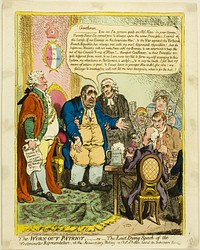 The Worn-out Patriot by James Gillray