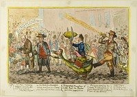 Triumphal Procession of Little-Paul-The Taylor Upon his New Goose by James Gillray