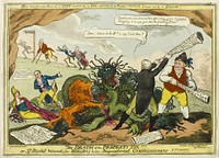 Death of the Property Tax!! by George Cruikshank