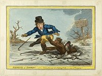 The Elements of Skating: Making the Most of a Passing Friend by James Gillray