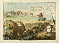 The State Waggoner and John Bull by James Gillray