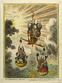 The Cabinetical-Balance by James Gillray