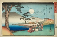 The Kinuta Jewel River in Settsu Province (Settsu Kinuta no Tamagawa), from the series "Six Jewel Rivers in Various Provinces (Shokoku Mu Tamagawa)" by Utagawa Hiroshige