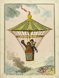 The National Parachute by James Gillray