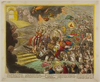 End of the Irish Farce of Catholic Emancipation by James Gillray