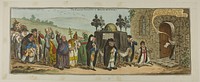 The Funeral Procession of Broad-Bottom by James Gillray