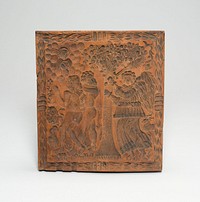 Biscuit Mold: Adam and Eve Expelled from the Gates of Eden