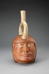 Portrait Vessel of a Ruler by Moche