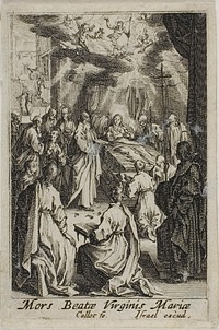 The Death of the Virgin Mary, from The Life of the Virgin by Jacques Callot