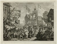 Southwark Fair by William Hogarth