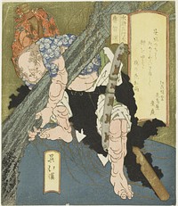 Wood: Lu Zhishen (Moku, Rochishin), from the series "The Five Elements of The Water Margin (Suiko gogyo)" by Totoya Hokkei
