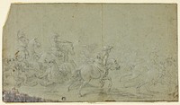 Cavalry Fight by Follower of Jacques Courtois