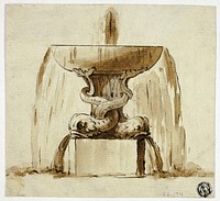 Fountain by Théophile Fragonard