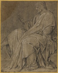 Study for Saint Louis Healing the Sick by Eustache Le Sueur