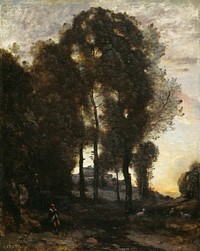 Souvenir of Italy by Jean Baptiste Camille Corot