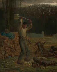 The Woodchopper by Jean François Millet