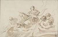 Allegorical Figures by Paolo Pagani