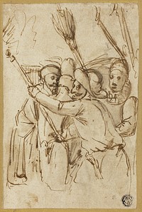 Carnival Figures by Antonio Carracci