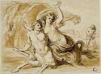 Rape of Deianira by Giovanni Battista Cipriani