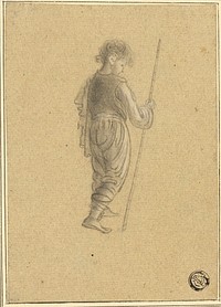 Boy with Staff by Giovanni Battista Cipriani