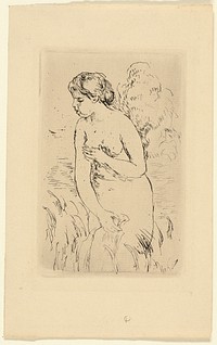 Standing Bather by Pierre-Auguste Renoir
