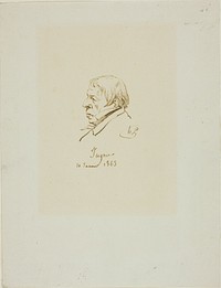 Jean Auguste Dominique Ingres by Henri Lehmann