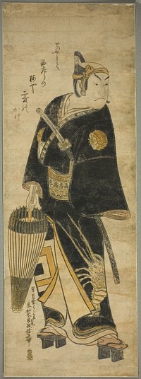 The Actor Ichikawa Ebizo I as Sukeroku by Okumura Masanobu