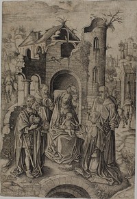 The Adoration of the Magi by Master I.A.M. of Zwolle