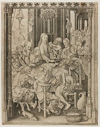 The Last Supper by Master I.A.M. of Zwolle